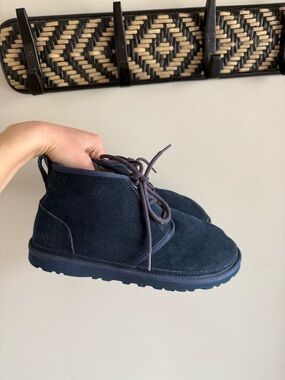UGG Mens Neumel Chukka Boots - Size 10 - Navy Blue